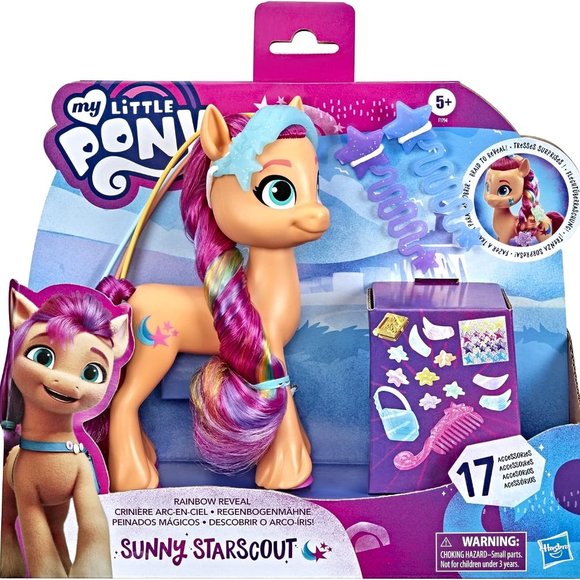 My Little Pony: A New Generation Rainbow Reveal Sunny Starscout 6" Orange Pony - Picture 1 of 2